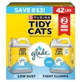 thumbnail image 1 of Tidy Cat Super Jug Twin Pack Multi-Cat Clumping Litter With Glade Clear Springs Scent, 2 Pack, 21 lb. Jug, 1 of 8