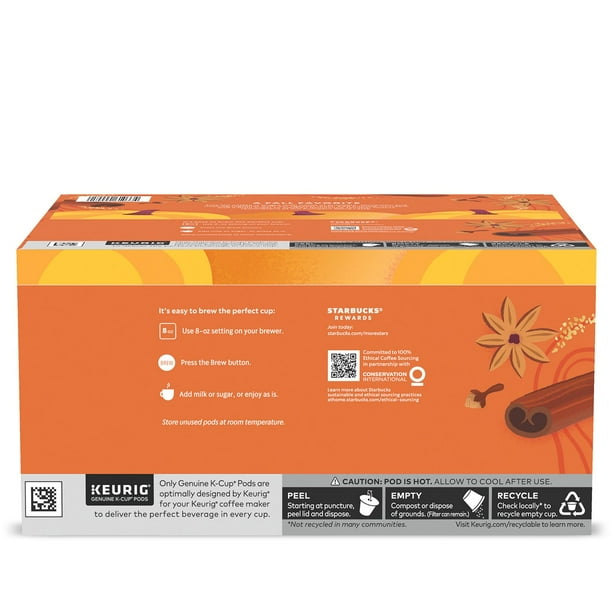 starbucks smoked butterscotch coffee pods 22 count Starbucks® Decaf Veranda Blend Light Roast K-Cup Coffee Pods, 4.2 OZ main image 0
