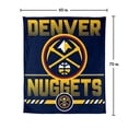thumbnail image 7 of Logo Brands Denver Nuggets 60"x70" Super Plush Blanket, 7 of 7