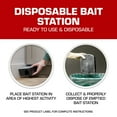 thumbnail image 5 of Tomcat Rat & Mouse Killer, Child & Dog Resistant, Disposable Station Value Pack - 2 Pre-filled Disposable Bait Stations, 5 of 11