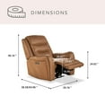 thumbnail image 3 of Member's Mark Cooper Power Reclining Leather Chair, 3 of 11
