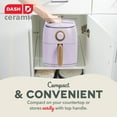 thumbnail image 5 of Dash Ceramic Tasti-Crisp Express Air Fryer 2.6QT (Assorted Colors), 5 of 6