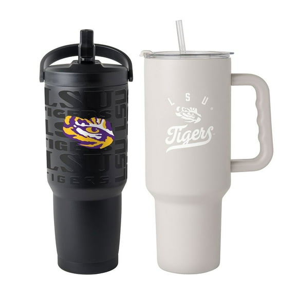Logo Brands LSU Tigers Stainless Steel Tumbler Set