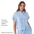 thumbnail image 4 of Edited by Hunter McGrady Women's Gauze Camp Shirt, 4 of 9
