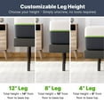 thumbnail image 6 of GhostBed InfraRest 12" Medium Foam Mattress and Adjustable Base Set, 6 of 8