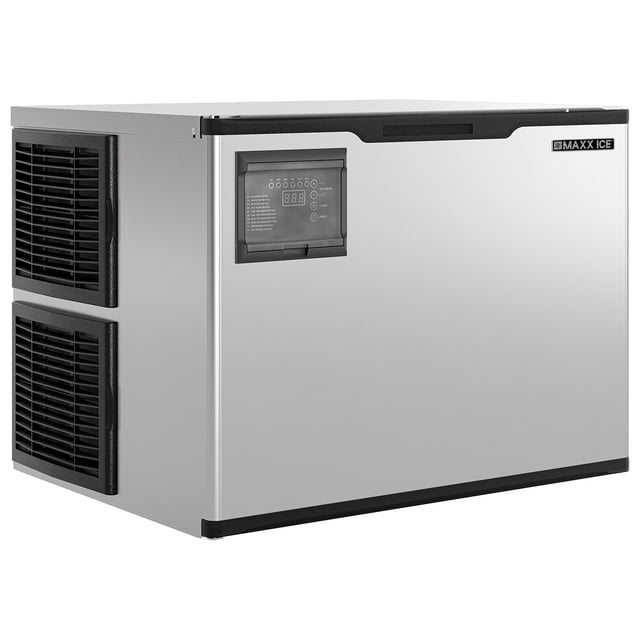 Maxx Ice Modular Commercial Ice Machine, Up to 500 lbs per Day, in Stainless Steel/Black