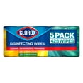 thumbnail image 1 of Clorox Disinfecting Cleaning Wipes Limited Edition Back to School Variety Pack, Bleach Free, Fresh Scent and Crisp Lemon, Pack of 5, 425 Wipes Total, 1 of 11