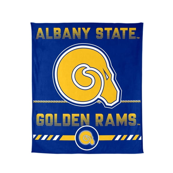 Logo Brands Albany State Golden Rams 60"x70" Super Plush Blanket
