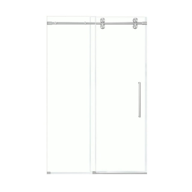 OVE Decors Reva 45-1/4 - 48"W x 74"H Frameless Sliding Shower Door with Clear Glass