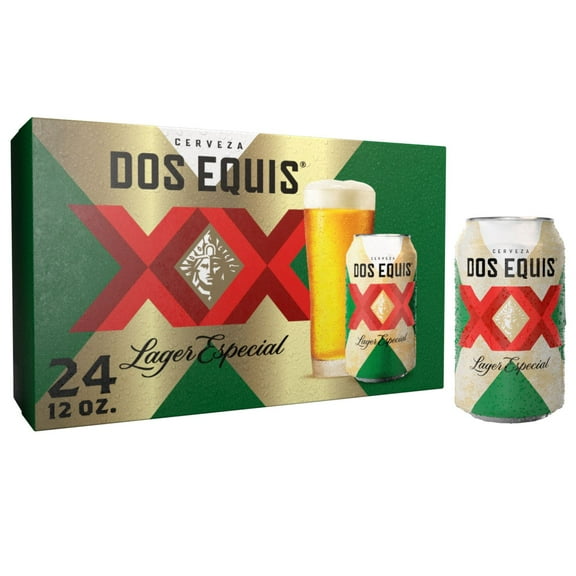 Dos Equis Mexican Lager Beer, 12 fl. oz. can, 24 pk.