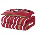 thumbnail image 2 of Logo Brands San Francisco 49ers Twin/Twin XL Comforter Set, 2 of 5