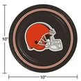 thumbnail image 2 of NFL Round Paper Plates, 10", 85 ct., Choose Your Team, 2 of 8