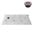 thumbnail image 9 of Streamline 60 in. x 36 in. Alcove Acrylic Shower Base With Left, Center or Right Drain / Glossy Black or White, 9 of 9