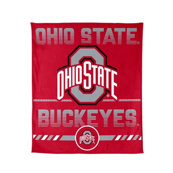 Logo Brands Ohio State Buckeyes 60"x70" Super Plush Blanket
