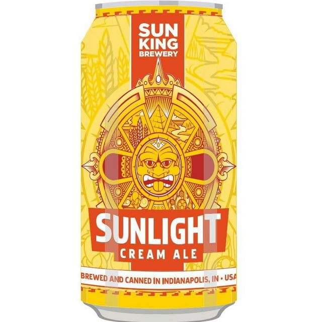 Sun King Sunlight Cream Ale Beer, 12 fl. oz. can, 12 pk.