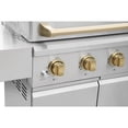 thumbnail image 5 of Gordon Ramsay Collections THOR Kitchen Outdoor Stainless Steel 4-Burner Gas Grill w/ Cover, 5 of 10