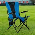 thumbnail image 2 of Logo Brands Carolina Panthers Hard Arm Chair, 2 of 6
