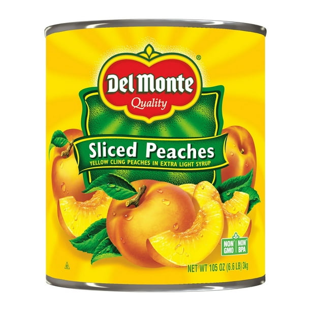 Del Monte Lite Sliced Peaches 105 oz. - Samsclub.com