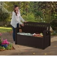 thumbnail image 4 of Keter 60-Gallon All-Weather Outdoor Patio Storage Bench, 4 of 5