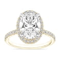 thumbnail image 4 of Lab Created Diamond 3.60 CT.T.W. Oval Cut Bridal Set, 4 of 8