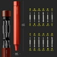 thumbnail image 10 of HOTO 24-in-1 Precision Screwdriver Set, Magnetic Mini Repair Tool for Electronics & Eyeglasses, 10 of 10