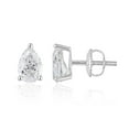 thumbnail image 4 of Lab Created 2.00 CT. T.W. Fancy Cut Diamond Stud Earrings in 18K Gold, 4 of 8