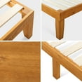thumbnail image 4 of Zinus Night Therapy Rustic Pine Solid Wood Platform Bed, Assorted Sizes, 4 of 11
