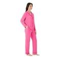 thumbnail image 2 of DreamMark Women's 2-Piece Notch Collar Pajama Set, 2 of 11