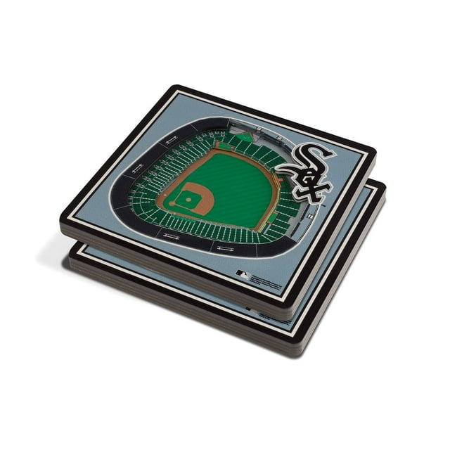 YouTheFan MLB 3D Stadium View Coasters, Assorted Teams