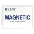 thumbnail image 2 of C-Line Magnetic Name Badge Holder Kit, Horizontal, 4" x 3", Clear 20 per box, 2 of 4