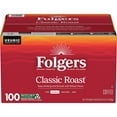 thumbnail image 1 of Folgers Classic Medium Roast K-Cup Coffee Pods, 100 ct., 1 of 9