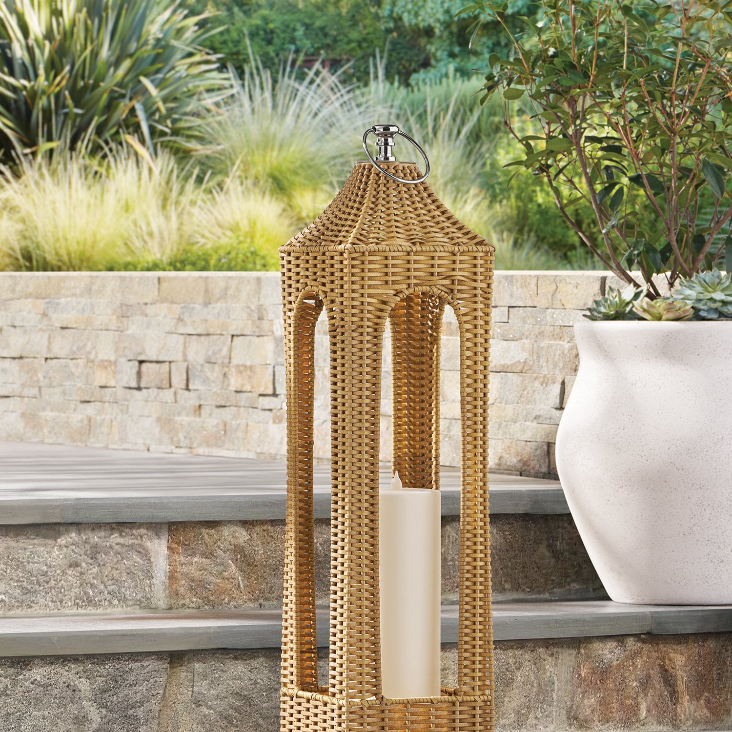 Member's Mark Iron Wicker Lantern, Choose Size - Samsclub.com