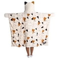 thumbnail image 3 of Kids’ Plush Hooded Throw with Faux Fur Lining, 40" x 50", 3 of 7