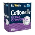 thumbnail image 2 of Cottonelle Ultra Comfort 2-Ply Toilet Paper 24 rolls, 244 sheets/roll, 2 of 5