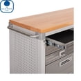 thumbnail image 12 of Seville Classics UltraHD 8-Piece Steel Garage Cabinet Storage Set With Rolling Workbench, 14 Feet Wide, 12 of 22