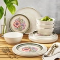 thumbnail image 1 of Member's Mark 12-Piece Bamboo Melamine Dinnerware Set, 1 of 9