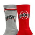 thumbnail image 3 of Ohio State Buckeyes Adult 2-Pack Crew Socks, 3 of 3