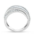 thumbnail image 2 of 1.18 CT. T.W. Baguette Cut Cross Over Diamond Band in 14K Gold, 2 of 7