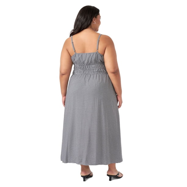 plus size grey maxi dress Standards & Practices Plus Size Gray Floral Print Chiffon Kimono Wrap Maxi  Dress - Olivia