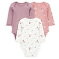 thumbnail image 1 of Carter's Baby 3-Pack Bodysuits, 1 of 10