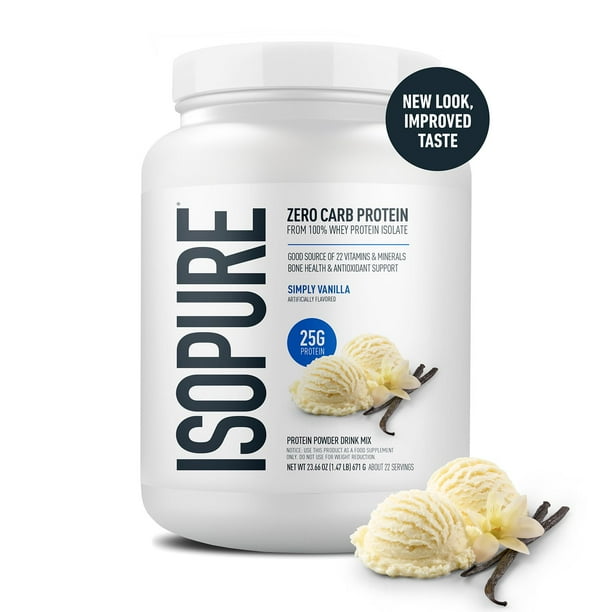 ☆　ぽるか様│クリーム &ローション、エマルジョン　サンプロ Isopure Zero Carb Whey Protein Isolate Powder, Simply Vanilla