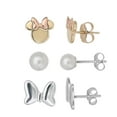 thumbnail image 2 of Disney Earring Set in 14K Gold and Sterling Silver, 2 of 5