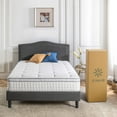 thumbnail image 1 of ZINUS Night Therapy 12” Medium Firm Euro Top Hybrid Mattress, 1 of 10