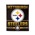 thumbnail image 1 of Logo Brands Pittsburgh Steelers 60"x70" Super Plush Blanket, 1 of 7