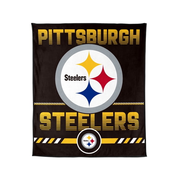 Logo Brands Pittsburgh Steelers 60"x70" Super Plush Blanket