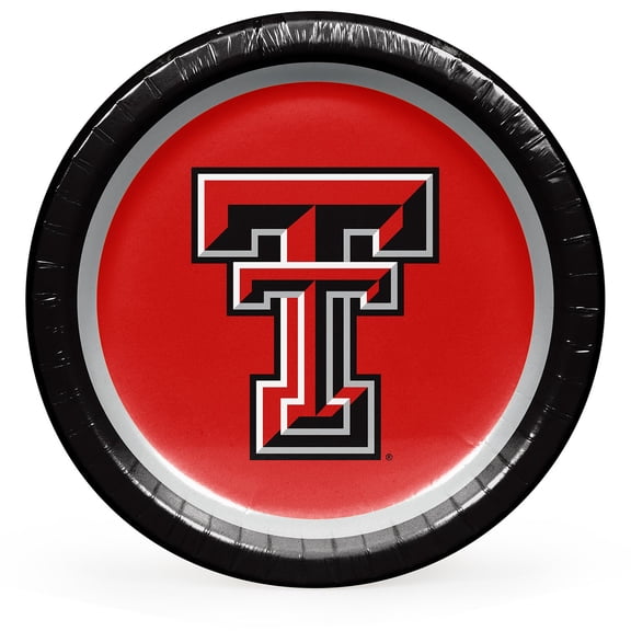 Collegiate Round Paper Plates, 10", 85 ct., Choose Your Team