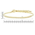 thumbnail image 5 of .50 CT. T.W. Round Cut Diamond Chain Bracelet in 14K Gold, 5 of 9