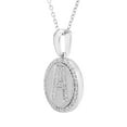 thumbnail image 2 of Diamond Initial Pendant Necklace in Sterling Silver, 2 of 7