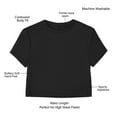 thumbnail image 4 of Member's Mark Women's Buttery Soft Cropped T-Shirt, 4 of 6