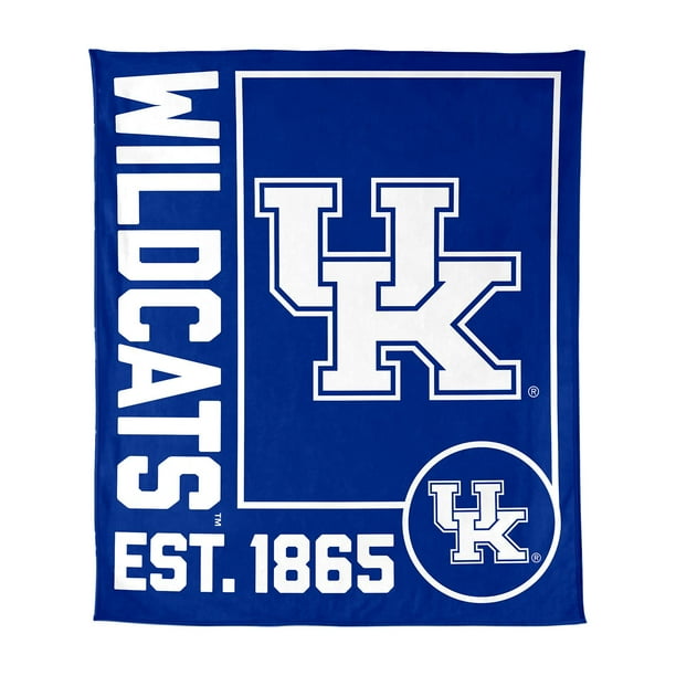 Kentucky Wildcats ロゴ入り ジャガード織 ブランケット Logo Brands Kentucky Wildcats 60
